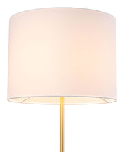 Load image into Gallery viewer, Titan Floor Lamp White &amp; Gold - Versatile Home