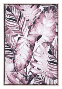 Tropical Palm Canvas Sepia - Versatile Home