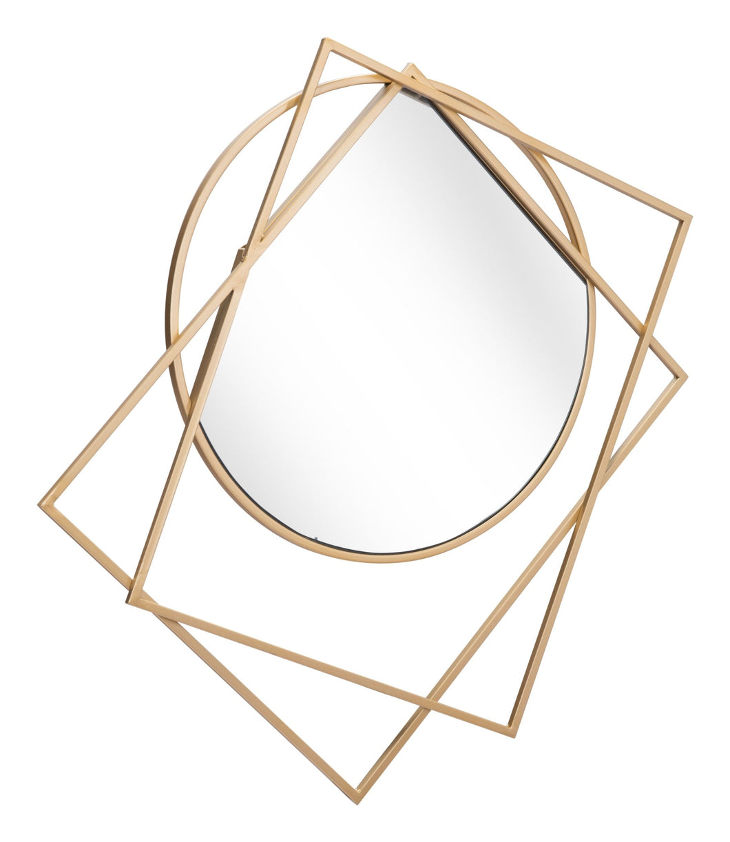 Vertex Mirror Gold - Versatile Home
