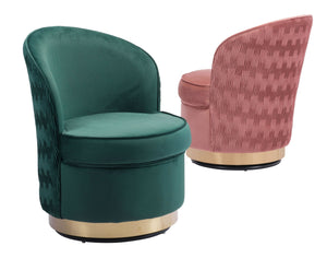 Zelda Accent Chair Pink - Versatile Home
