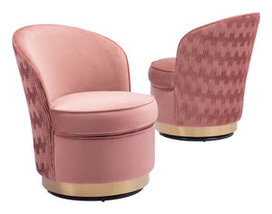 Zelda Accent Chair Pink - Versatile Home